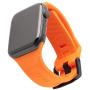 URBAN ARMOR GEAR UAG Compatible with Apple Watch 44mm 42mm Series 5/4/3/2/1 Silicone Band Scout [Orange] Slim Adjustable Waterproof Sporty Replacement Watch Strap
