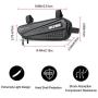 Epessa Bike Top Tube Bag,Hard Shell Waterproof Frame Bag for Cycling Accessories Repair Tool Storage