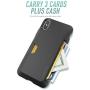 Smartish iPhone X/XS Wallet Case - Wallet Slayer Vol. 1 [Slim + Protective] Credit Card Holder for Apple iPhone 10s/10 (Silk) - Black Tie Affair