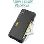 Smartish iPhone X/XS Wallet Case - Wallet Slayer Vol. 1 [Slim + Protective] Credit Card Holder for Apple iPhone 10s/10 (Silk) - Black Tie Affair