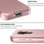 AMENQ Moto E5 Cruise Case, Moto E5 Play/Moto E5 Go Case Heavy Duty Shockproof with Rugged Hard PC and TPU Bumper Protective Armor Phone Cover for Motorola Moto E Play (5th Gen) 2018 (Rose Gold)