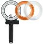 MEIKON LED Underwater Light, Waterproof 40m Diving Fill Light IPX8 Waterproof Flash Ring Light 3 Modes with 30pcs LED for GoPro Hero 6/5/4/3 /3/2/1 SJCAM and Other Action Camera (Rechargeable)