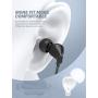 Earbuds with Microphone, Vogek Earphones Noise Isolating, in-Ear Headphones with HiFi Stereo & Powerful Bass 3.5mm Interface Compatible with iPhone and Android Smartphones, iPod, iPad, MP3 Player