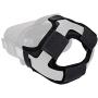 The Combo of VR Face Silicone Cover Mask Pad & Head Strap Pad Cushion Compatible for Oculus Quest Sweatproof Light Blocking (Washable) for Virtual Reality Headset (Black)