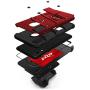 ZIZO Bolt Series for Samsung Galaxy A20 Case | Heavy-Duty Military-Grade Drop Protection w/Kickstand Included Belt Clip Holster Tempered Glass Lanyard Galaxy A50 - Red
