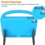 LEDNICEKER Kids Case for iPad 9.7 2018/2017 & iPad Air 2 - Built-in Screen Protector Shockproof Handle Friendly Foldable Stand Kids Case for iPad 9.7 2017/2018 (ipad 5&6) & iPad Air 2 2014 - Blue