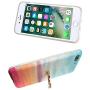 J.west iPhone 8 Plus Case,iPhone 7 Plus Case, Slim Fit Soft Silicone Bumper Protective Shock-Absorption Anti-Scratch Case Back Cover with Stand for iPhone 7/8 Plus 5.5 inch (Cloud)