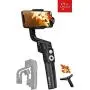 MOZA Mini-S Smartphone Gimbal, One-Button Zoom Object Tracking Foldable 3 Axis Gimbal Stabilizer for Smartphone iPhone Xs/Max/Xr/X/8/7/6 Plus Samsung Note 8/S8