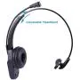 Bluetooth Headset V5.0, Pro Wireless Headset with Noise Canceling Mic for Cell Phone Trucker Engineers Business Home Office