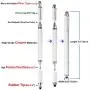 Stylus for Touch Screens - Penyeah DIY [4-in-1] High Sensitivity and Precision Disc Stylus Pen, Universal for iPad, iPhone, Tablets All Capacitive Touch Screens with 4 Replacement Tips - White