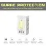 Socket Shelf, 9 Ports Wall Outlet Shelf with LED Sensor Night Light, Extra-Large Shelf with 6 Electrical Outlet, 3.4A 3 USB Ports(Fast Charging), Cable Holder and Smartphone Headphone Hanger Socket Shelf, 9 Ports Wall Outlet Shelf with LED Sensor Night Light, Extra-Large Shelf with 6 Electrical Outlet, 3.4A 3 USB Ports(Fast Charging), Cable Holder and Smartphone Headphone Hanger