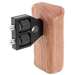 CAMVATE DSLR Wooden Handle for Right Grip Mount Support for DV Video Cage Rig(Right Hand)