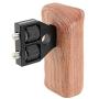 CAMVATE DSLR Wooden Handle for Right Grip Mount Support for DV Video Cage Rig(Right Hand)