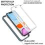OTBBA iPhone 11 Case, Full-Body with Built-in Screen Protector Heavy Drop Protection Shock Absorption Cover Case Designed for iPhone 11-6.1 inch (White-Clear)