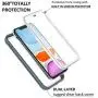 OTBBA iPhone 11 Case, Full-Body with Built-in Screen Protector Heavy Drop Protection Shock Absorption Cover Case Designed for iPhone 11-6.1 inch (White-Clear)