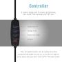 Desktop Clamp Ring Light, 4 inches LED Fill Light with Mobile Phone Stand Holder and Flexible Arms, 3 Light Modes 10 Level Brightness for Live Stream/YouTube TikTok Video/Makeup/Selfie