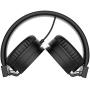 KOIUJ Gaming Headset Head-Mounted Bluetooth Headphones Music Wired with Folding Earmuffs for PC Mobile Phone Computer Music Game (Color : Black)