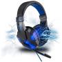 Gaming Headset for PS4 PC Wired Headphone with Microphone Mobile Phone Gamer Cascos with Mic LED Stereo Cosque