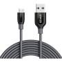 Anker Powerline+ Micro USB (10ft) The Premium Durable Cable [Double Braided Nylon] for Samsung, Nexus, LG, Motorola, Android Smartphones and More