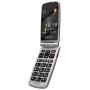 Easyfone Prime A1 3G Unlocked Senior Flip Cell Phone, Big Button Hearing Aids Compatible Easy-to-Use Basic Cell Phone with Charging Dock(Red)