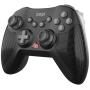 Joystick Controller PG-SW020 Game Wireless Pro Controller for Nintendo Switch Android System Device PC Device, Built-in Dual Motor Vibration, six-axis Body Function, 3D Interchangeable Function,Black