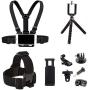 Yoogeer 3in1 Adjustable Cellphone Selfie Chest Mount+ Head Mount+Octopus Tripod for Sony Action Cam/Gopro Hero/All Android iOS Cell Phone/iPhone 11 Max Pro XR XS Max X 8 7 6 Plus