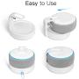 GGMM D3 Battery Base for Dot 3rd Gen to Make Dot Portable, White (Not Include Dot 3rd)
