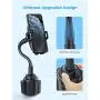 Mpow Cup Holder Phone Mount, Upgraded Cup Phone Holder for Car, Expandable Base Cup Phone Holder, Flexible Gooseneck Cell Phone Cup Holder Compatible with iPhone 11 Pro MAX/XS MAX/XR/X/8/7/6 Plus etc Mpow Cup Holder Phone Mount, Upgraded Cup Phone Holder for Car, Expandable Base Cup Phone Holder, Flexible Gooseneck Cell Phone Cup Holder Compatible with iPhone 11 Pro MAX/XS MAX/XR/X/8/7/6 Plus etc