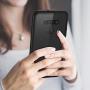 CBUS Heavy-Duty Phone Case with Built-in Screen Protector Cover for LG K51, LG Reflect –– Full Body (Black)