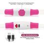 LED Dog Collar, USB Rechargeable Flashing Light Up Collar for Safety at Night, Adjustable Water Resistant Bright Lighted Collar for Small Medium Large Dogs