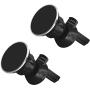 Magnetic Phone Car Mount 2 Pack by TalkWorks | Universal Cell Phone Holder Air Vent Magnet Compatible with Apple iPhone 11, 11 Pro/Max, XR, XS/Max, X, 8, 7, 6, SE, 5 & for Samsung Galaxy S20, S10, S9