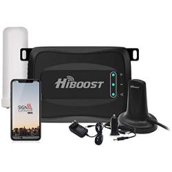 HiBoost Travel 4G 2.0 Mobile Cell Phone Signal Booster Extender Amplifier for RV Caravan Motor Home -Compatible with All Single Carrier for T&T, T-Mobile, Verizon, Sprint, Straight Talk, U.S. Cellular