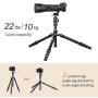 K&F Concept 61" Carbon Fiber Camera Tripod,B210 Professional Lightweight Compact Tripod with 2 Sections Central Column 360 Degree Ball Head and Carrying Case for Digital Camera/Camcorder