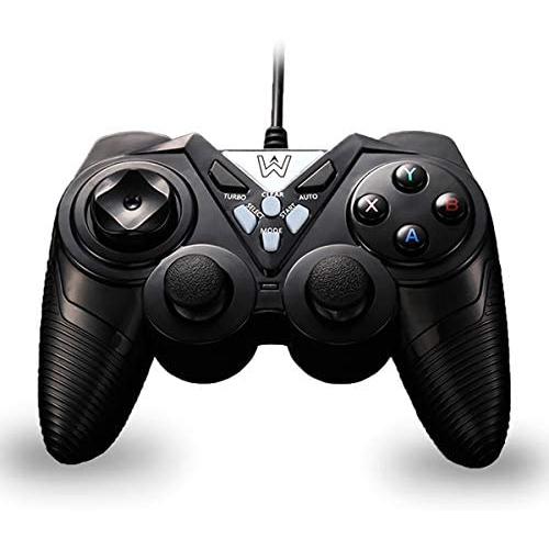 PC Game Controller, OUTWIT Wired USB Gaming Controller, Joystick Plug and Play, Gamepad with Dual-Vibration, Turbo and Trigger Buttons for Windows/Laptop/Steam/Android/ PS3/TV Box