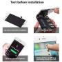 for iPhone 7 Plus Screen Replacement White LCD Screen 5.5" Touch Display 3D Digitizer Frame Assembly Set Compatible with A1661, A1784, A1785 with Screen Protector and Repair Tools Kit