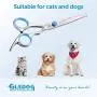 GLADOG Professional Dog Grooming Scissor with Safety Round Tips, Stainless Steel Pet Grooming Scissors, Sharp and Durable Pet Grooming Shears for Dogs and Cats GLADOG Professional Dog Grooming Scissor with Safety Round Tips, Stainless Steel Pet Grooming Scissors, Sharp and Durable Pet Grooming Shears for Dogs and Cats