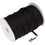 145 Yard 1/4 Inch Wide Black Elastic String Cord Bands Rope for Sewing Crafts DIY Mask (1/4 Inch 145 Yards)