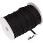 145 Yard 1/4 Inch Wide Black Elastic String Cord Bands Rope for Sewing Crafts DIY Mask (1/4 Inch 145 Yards) 145 Yard 1/4 Inch Wide Black Elastic String Cord Bands Rope for Sewing Crafts DIY Mask (1/4 Inch 145 Yards)