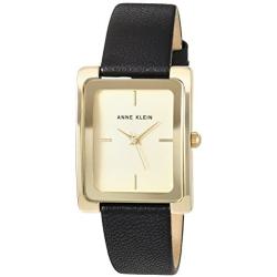 Anne Klein Womens Leather Strap Watch, AK/2706