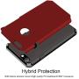 iPhone 7/8 Case, ImpactStrong Heavy Duty Dual Layer Protection Cover Heavy Duty Case for iPhone 7/8 (Deep Red)