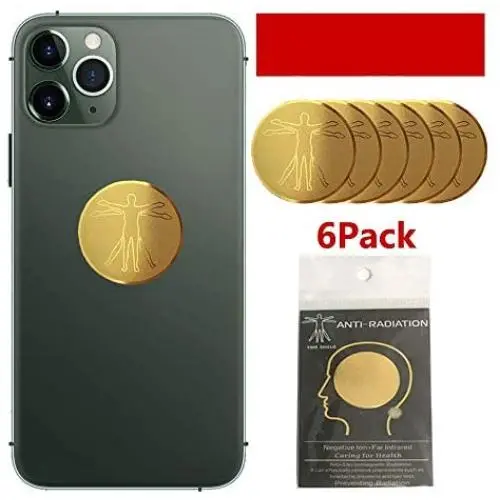 6Pack - EMF Protection Cell Phone Sticker, Radiation Blocker for Cell Phone, Anti Radiation Protector Sticker, KAKAWIN EMF Blocker for Mobile Phones, iPad, MacBook, Laptop and All Electronic Devices 6Pack - EMF Protection Cell Phone Sticker, Radiation Blocker for Cell Phone, Anti Radiation Protector Sticker, KAKAWIN EMF Blocker for Mobile Phones, iPad, MacBook, Laptop and All Electronic Devices