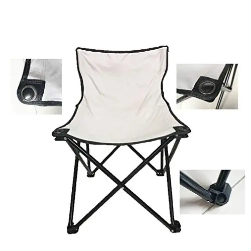 Smartmak Fast Folding Chair,Reinforced, Suitable for Sauna,Beach and Picnic - Grey Smartmak Fast Folding Chair,Reinforced, Suitable for Sauna,Beach and Picnic - Grey