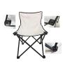 Smartmak Fast Folding Chair,Reinforced, Suitable for Sauna,Beach and Picnic - Grey