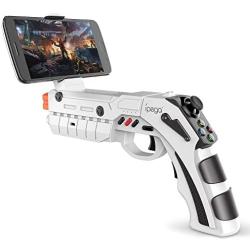 DoinMaster Bluetooth Gamepad Shooting AR Gun Joystick for Android iOS Phone iPhone iPad AR Game Controller with Motor Vibration