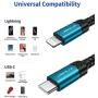 JSAUX USB C to Lightning Cable 6ft, [Apple MFi Certified] PD Fast Charging Cable Compatible with iPhone 11/11 Pro/11 Pro Max/X/XS/XR/XS Max/8/8 Plus, Supports Power Delivery [Use USB-C Wall Charger]