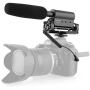 TAKSTAR SGC-598 Interview Shotgun Microphone Universal Cardioid Mic Compatible for Nikon/Canon Camera/DV Camcorder + Extra Furry Windshield Cover Black