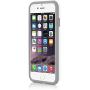 Incipio IPH-1185-WHTGRY iPhone 6S Case, Stowaway [Kickstand][Credit Card] Wallet Cover fits Both Apple iPhone 6, iPhone 6S - White/Gray