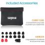 Sephia SP9090 Earphones, Noise Isolating Earbuds, Bass Driven Sound, Portable in-Ear Headphones Compatible with iPhone, iPad, MP3 Players, Samsung Smartphones and Tablets