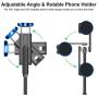 ATUMTEK Bluetooth Selfie Stick Tripod, Mini Extendable 3 in 1 Aluminum Selfie Stick with Wireless Remote and Tripod Stand 360° Rotation for iPhone 11/11 Pro/XS Max/XS/XR/X/8/7, Samsung and Smartphone