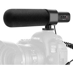 Neewer CM15 Camera Microphone Interview Microphone Compatible with Nikon/Canon/Sony/Panasonic Camera/DV Camcorder with 3.5mm Jack Electric Super-Cardioid Uni-Directional Condenser Video Microphone